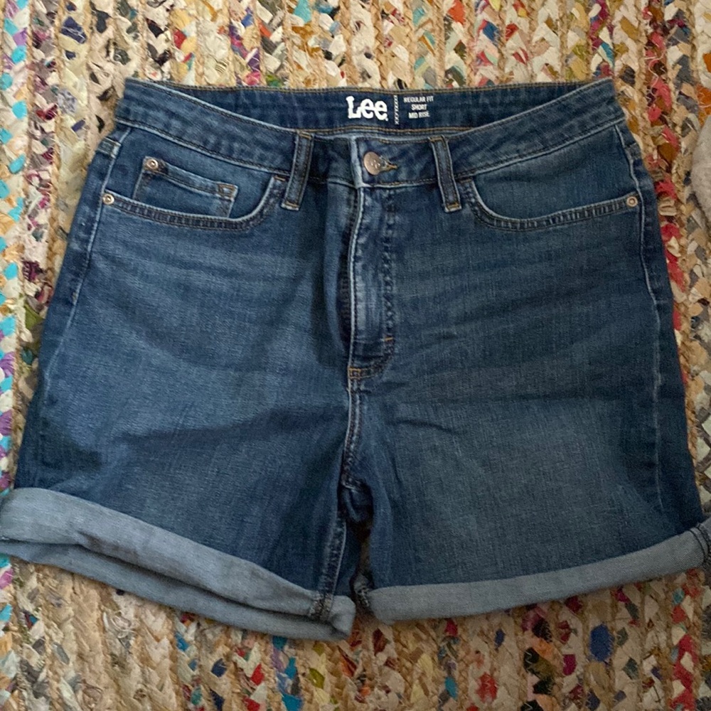 Dark Blue Jean Shorts